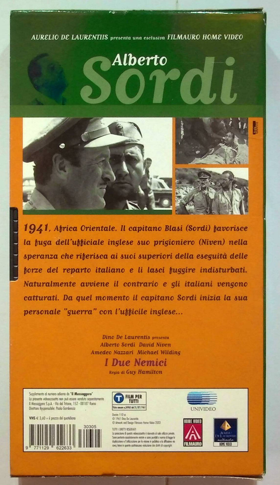 EBOND I Due Nemici Editoriale VHS VH000312