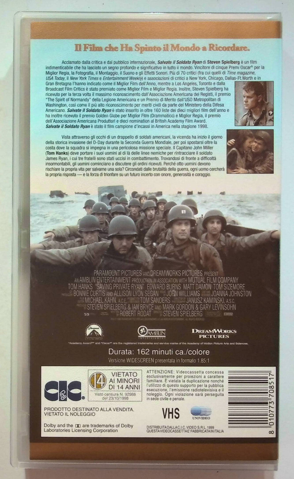 EBOND Salvate Il Soldato Ryan VHS VH000324
