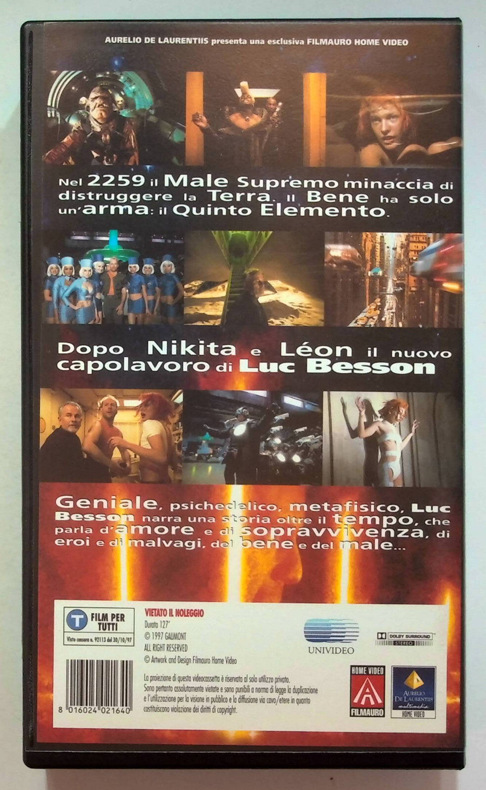 EBOND Il Quinto Elemento VHS VH000330