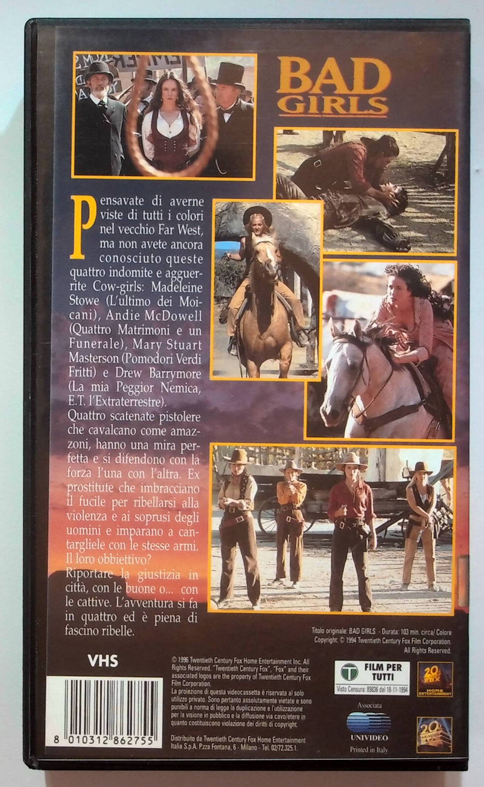 EBOND Bad Girl VHS VH000359