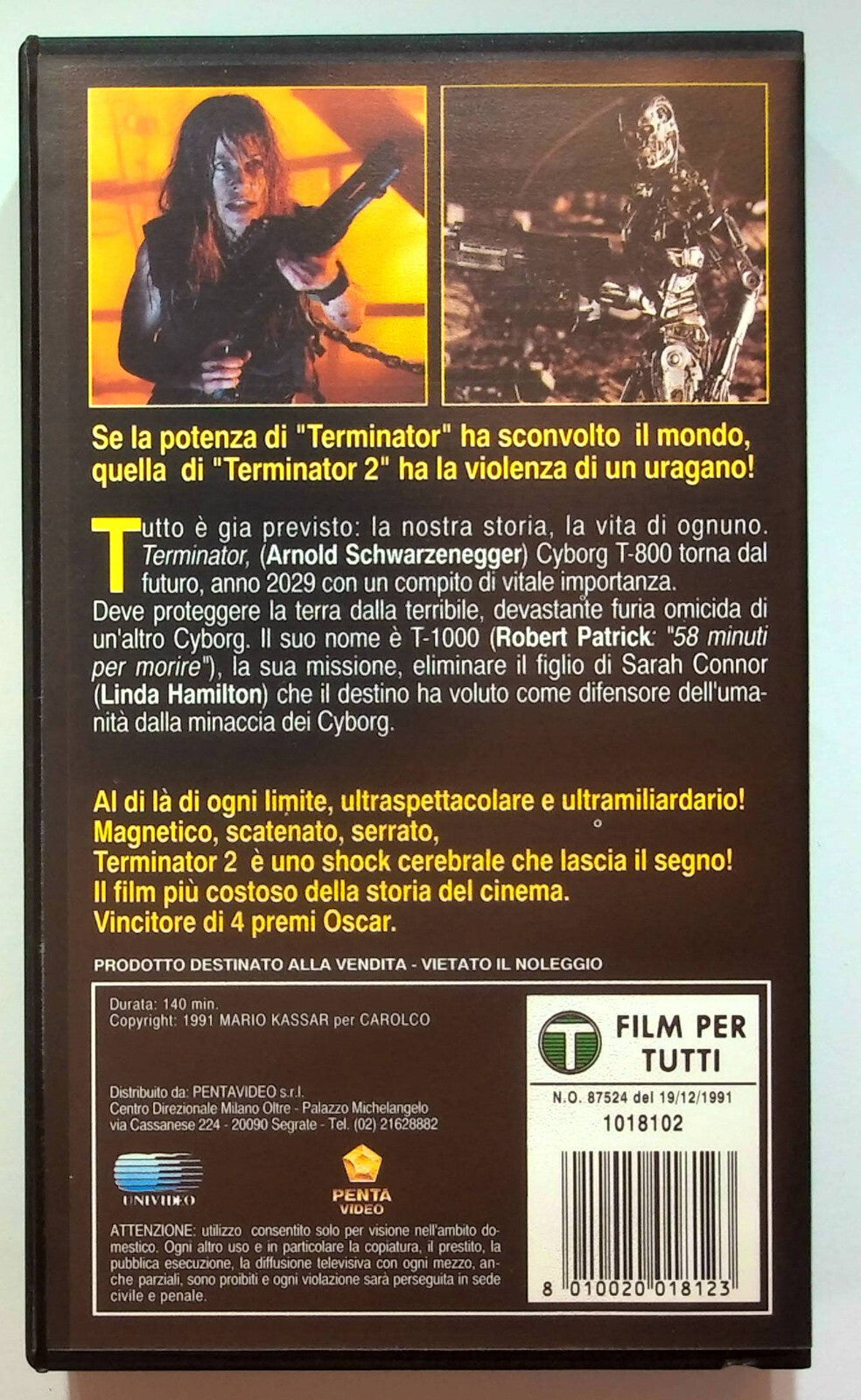 EBOND Terminator 2 - Il Giorno Del Giudizio VHS VH000366