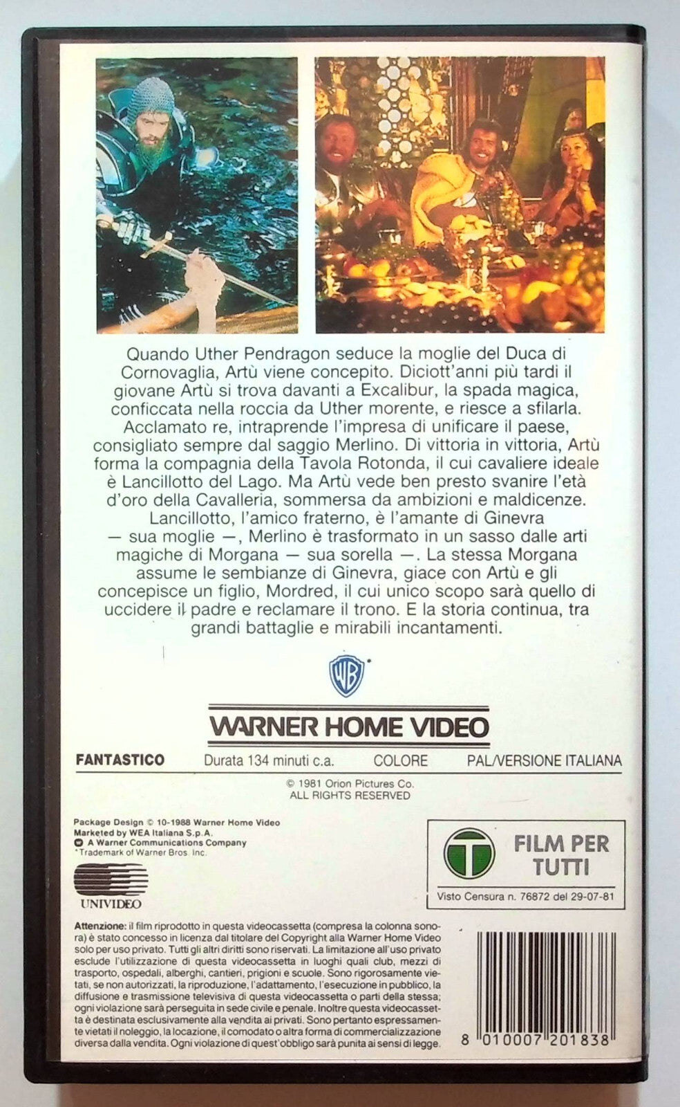 EBOND Excalibur VHS VH000381
