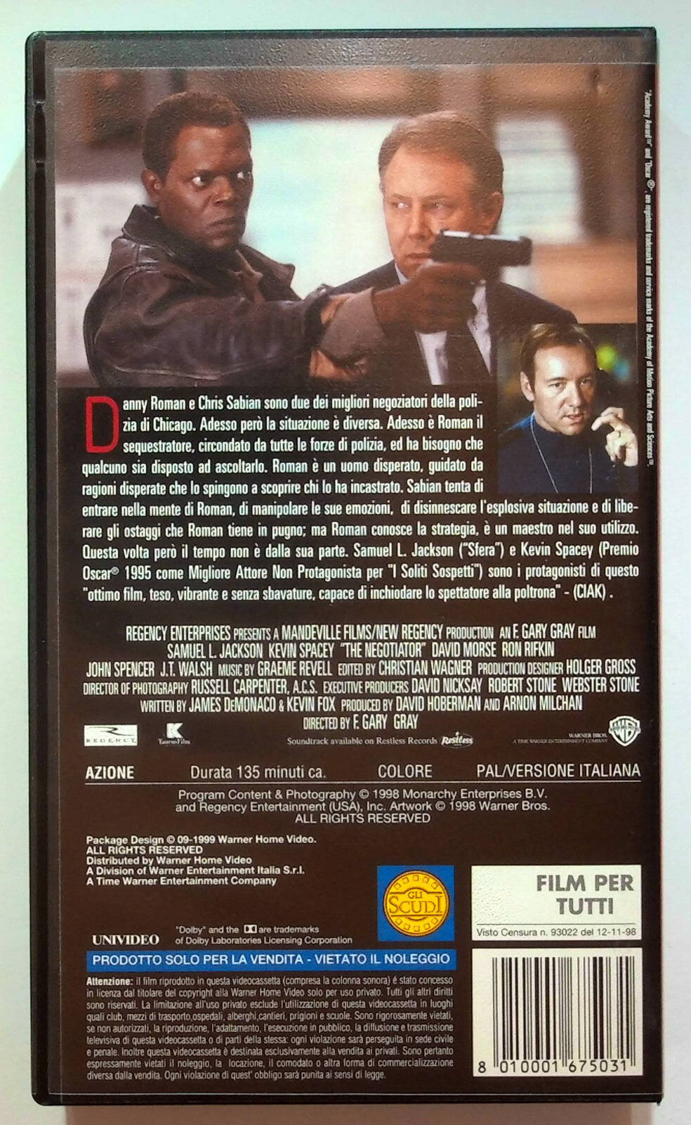 EBOND Il Negoziatore VHS VH000385