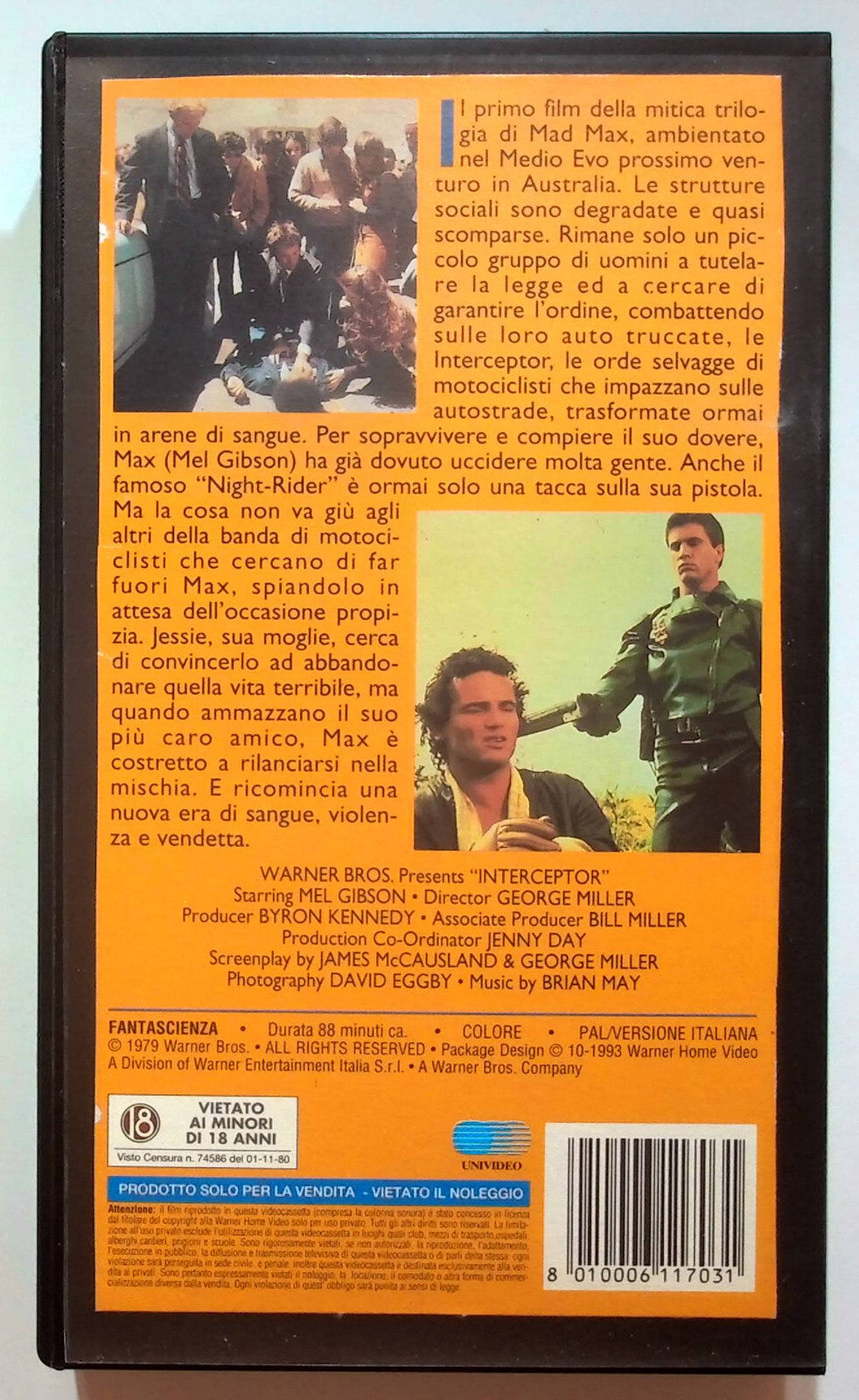EBOND Interceptor - Il Guerriero Della Strada VHS VH000402