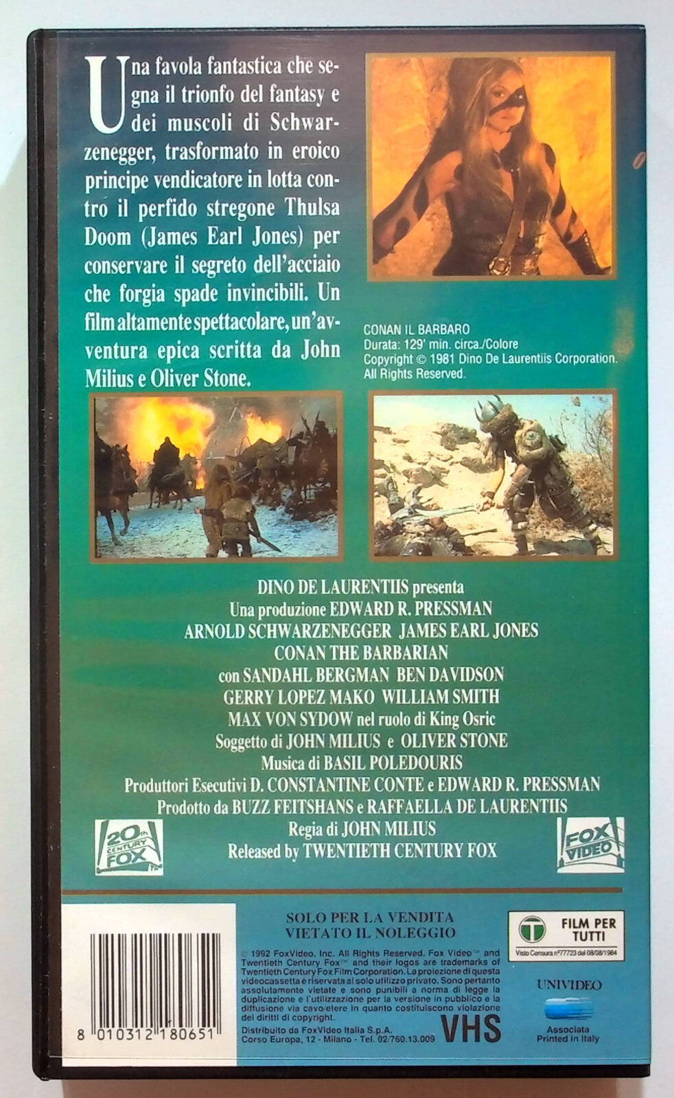 EBOND Conan Il Barbarovhs VH000404