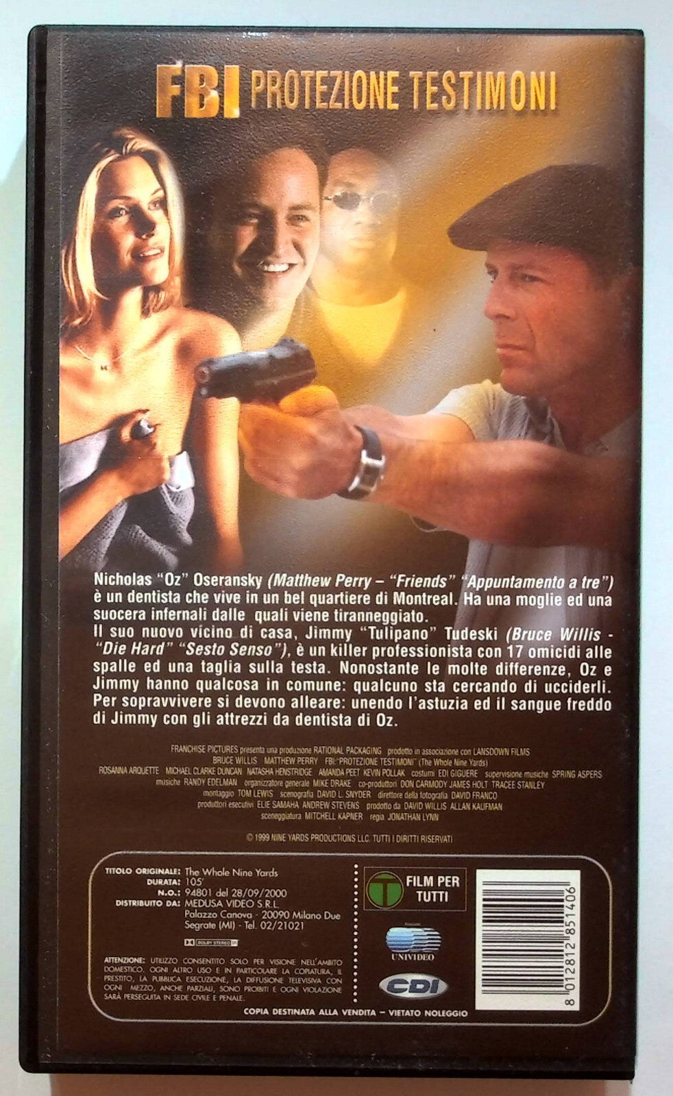 EBOND Fbi Protezione Testimoni VHS VH000415