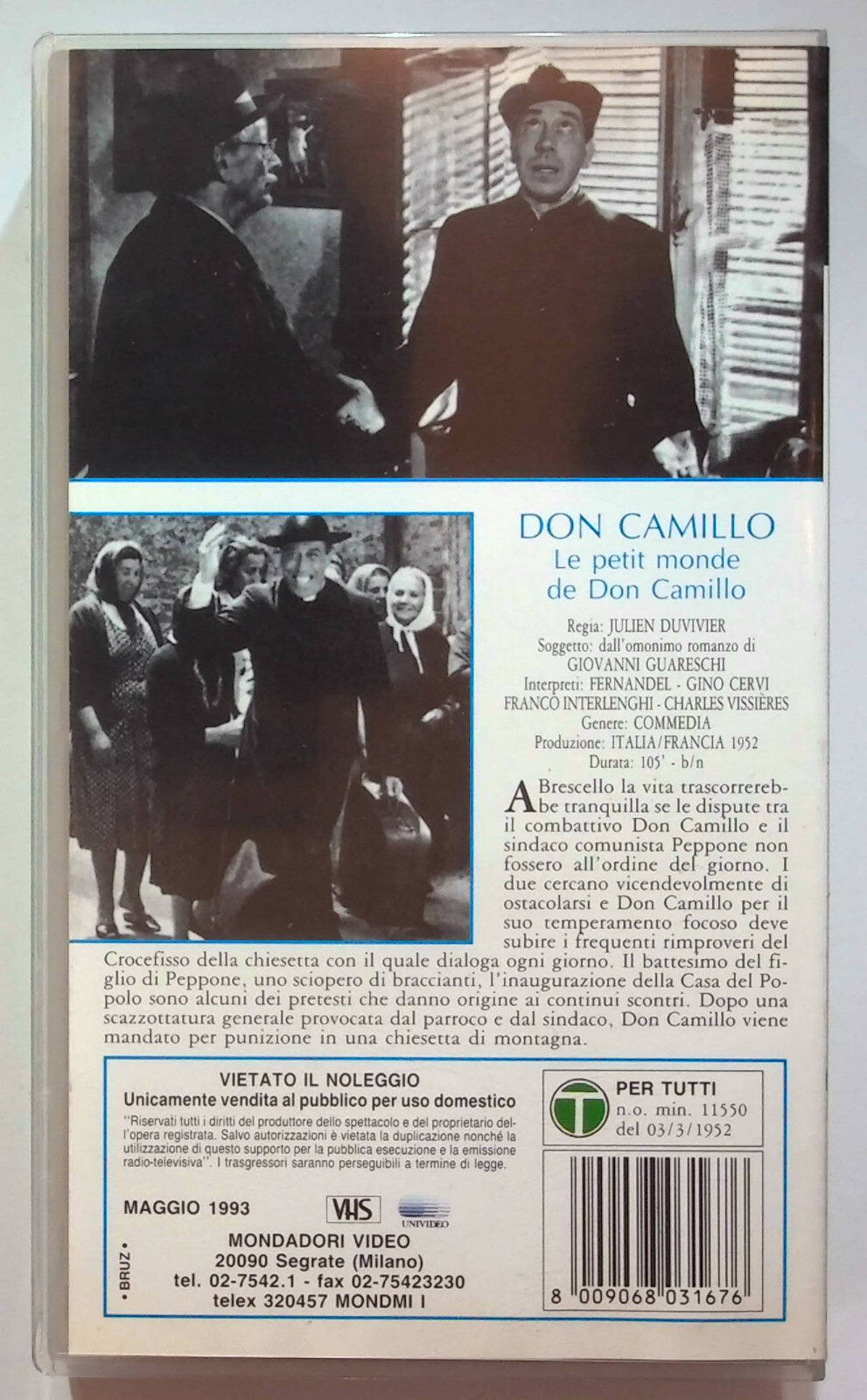 EBOND Don Camillo VHS VH000420