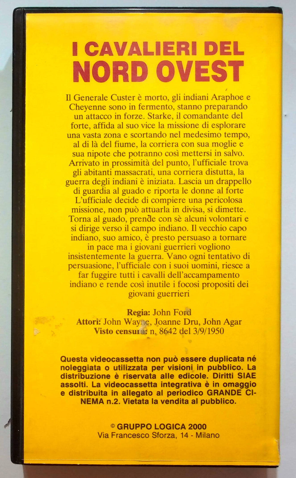 EBOND I Cavalieri Del Nord Ovest Editoriale VHS VH000453