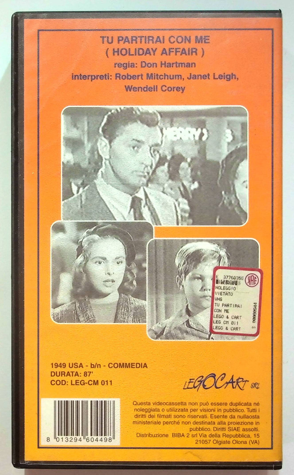 EBOND Tu Partirai Con Me VHS VH000467