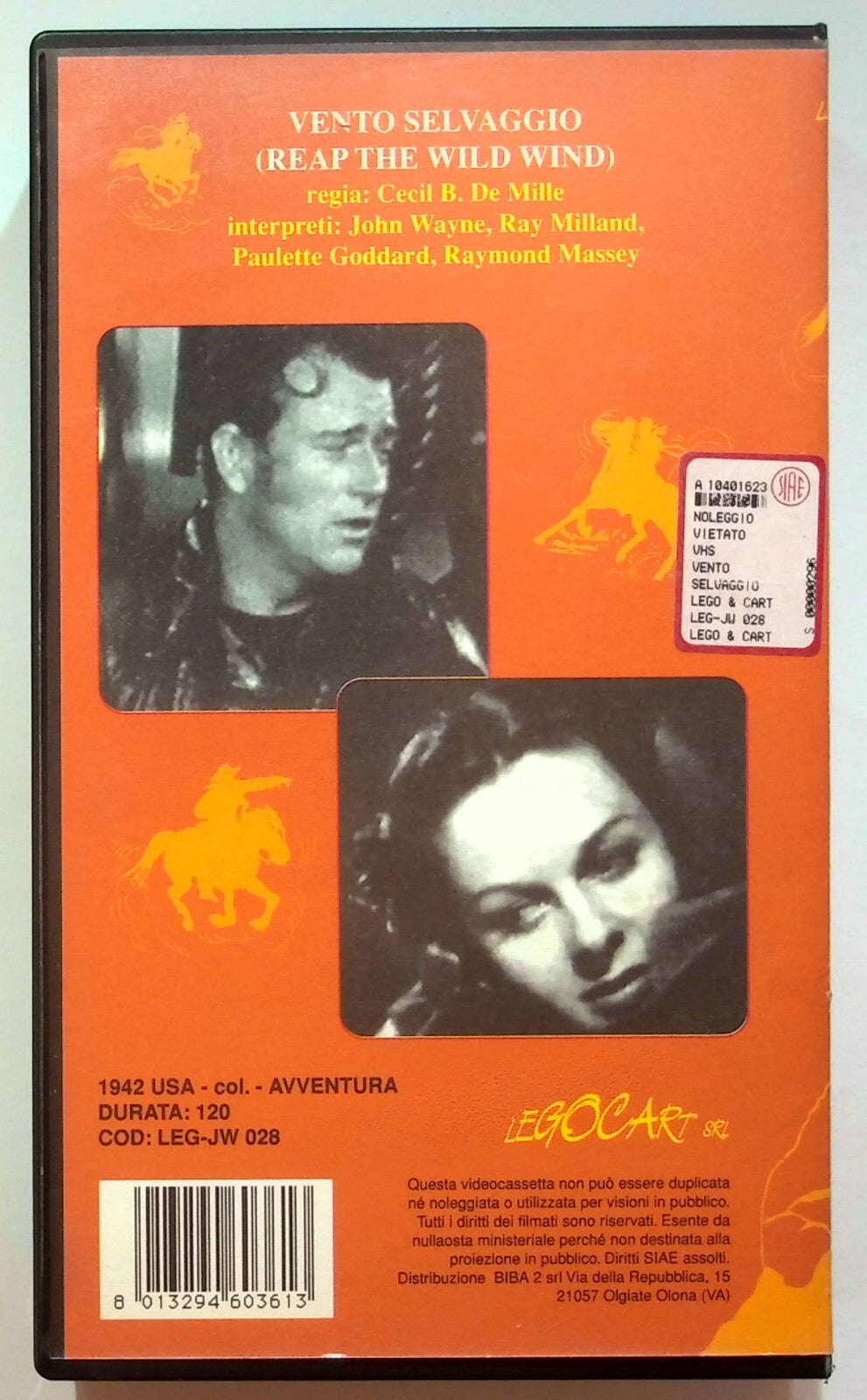 EBOND Vento Selvaggio VHS VH000474