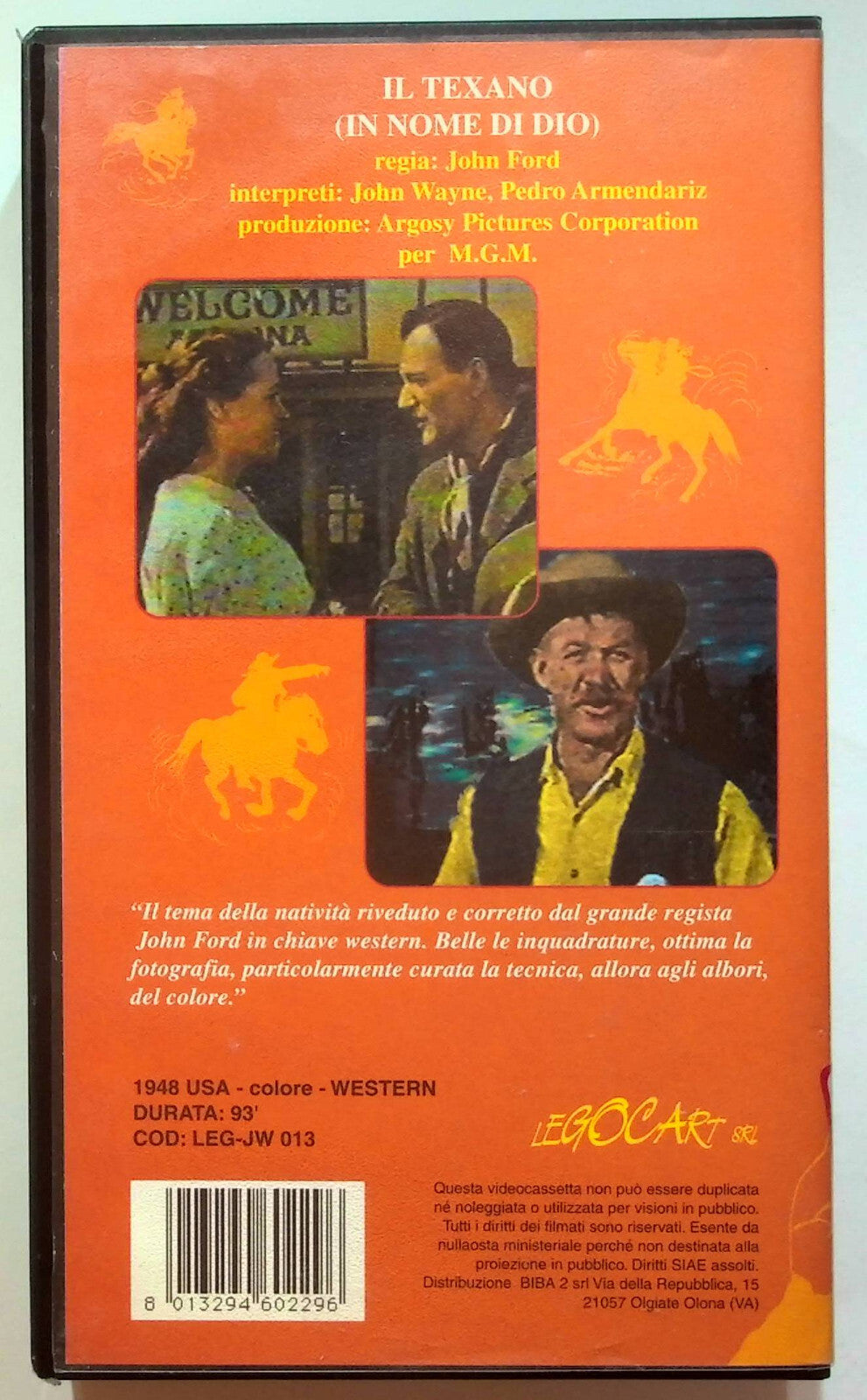 EBOND Il Texano ( In Nome Di Dio) VHS VH000480