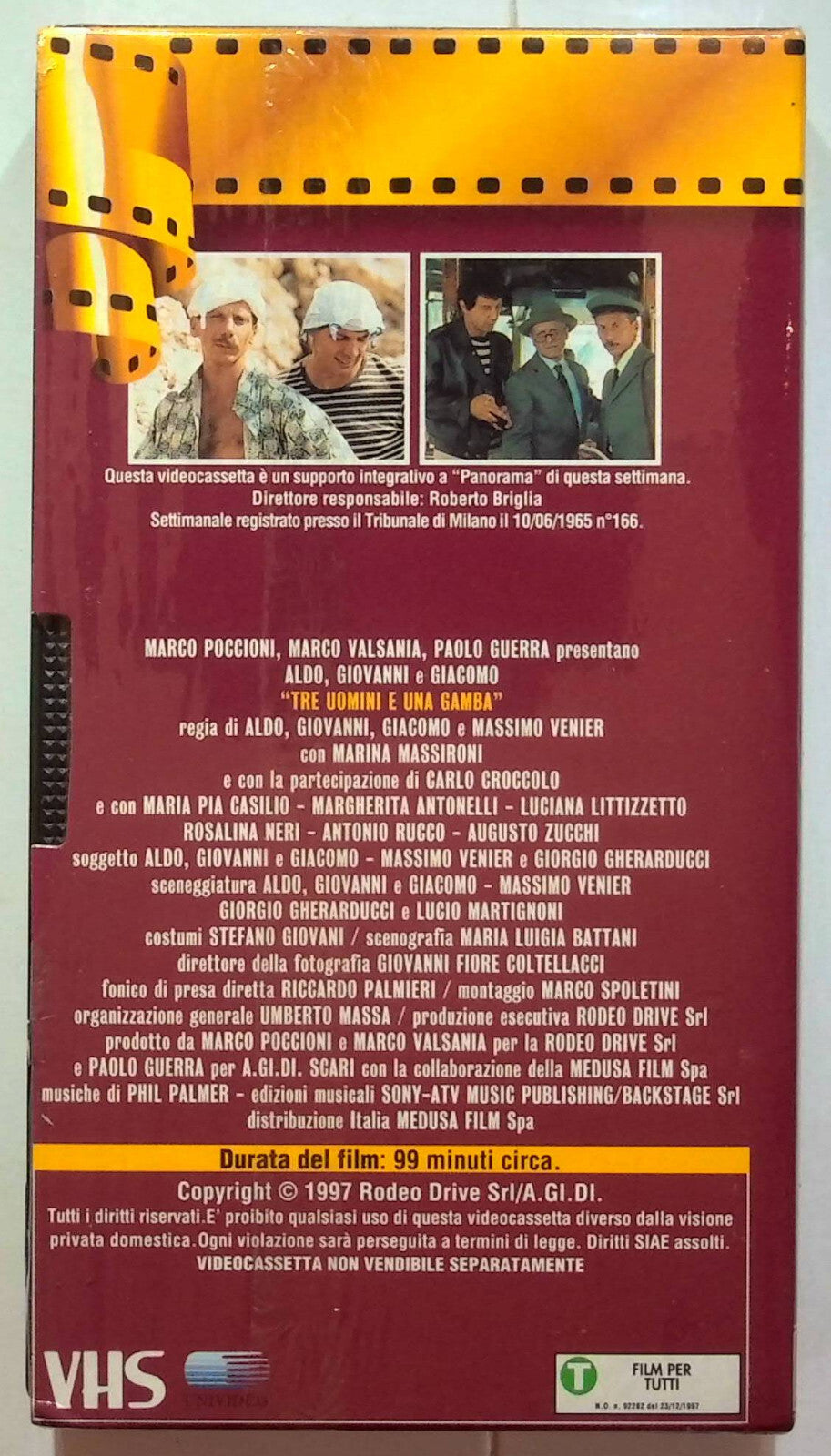 EBOND Tre Uomini E Una Gamba Editoriale VHS VH000502