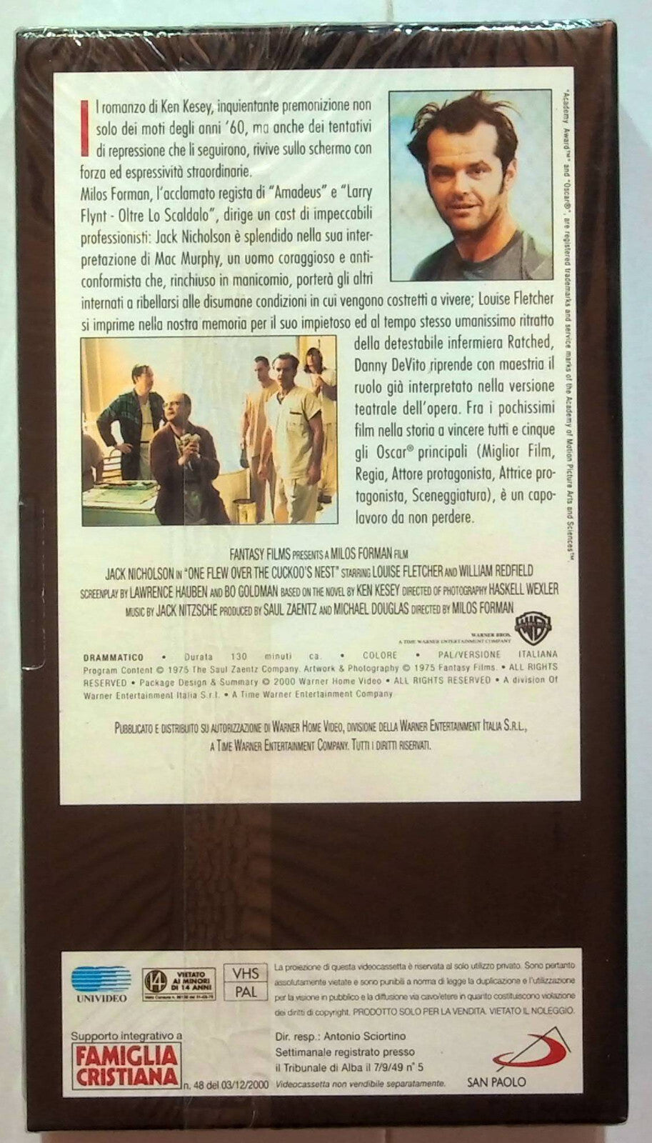 EBOND Qualcuno Volo Sul Nido Del Cuculo Editoriale VHS VH000505