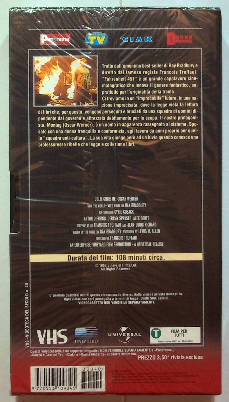 EBOND Fahrenheit 451 Editoriale VHS VH000508
