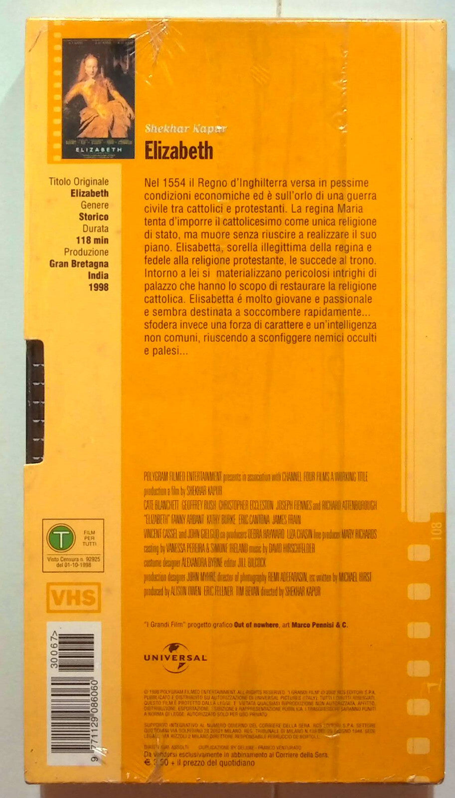 EBOND Elizabeth Editoriale VHS VH000535