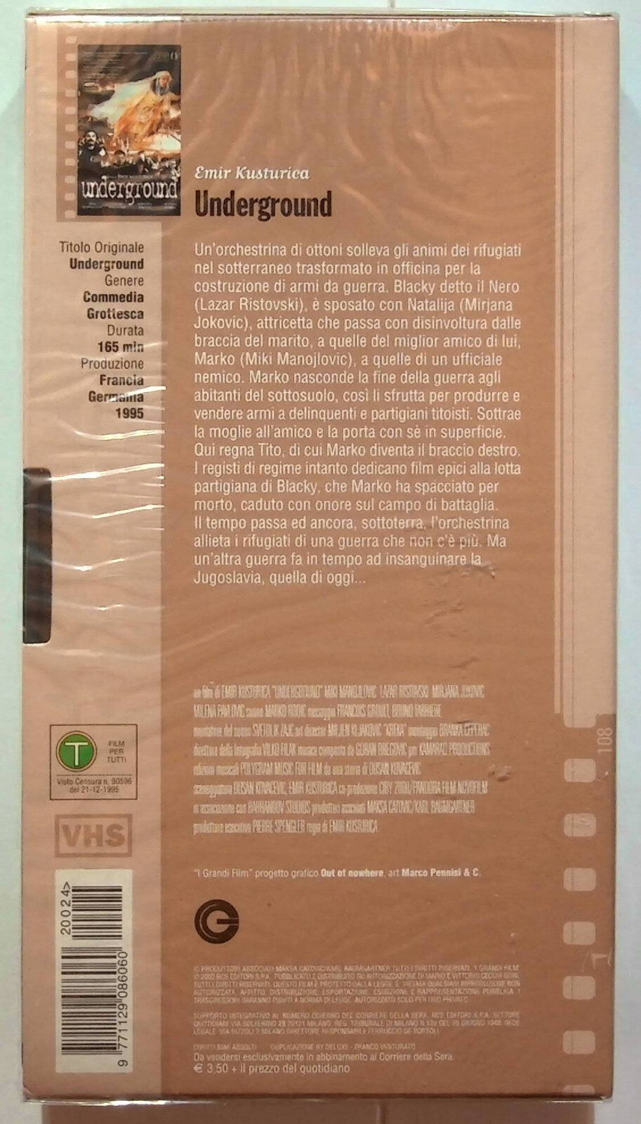 EBOND Underground Editoriale VHS VH000538