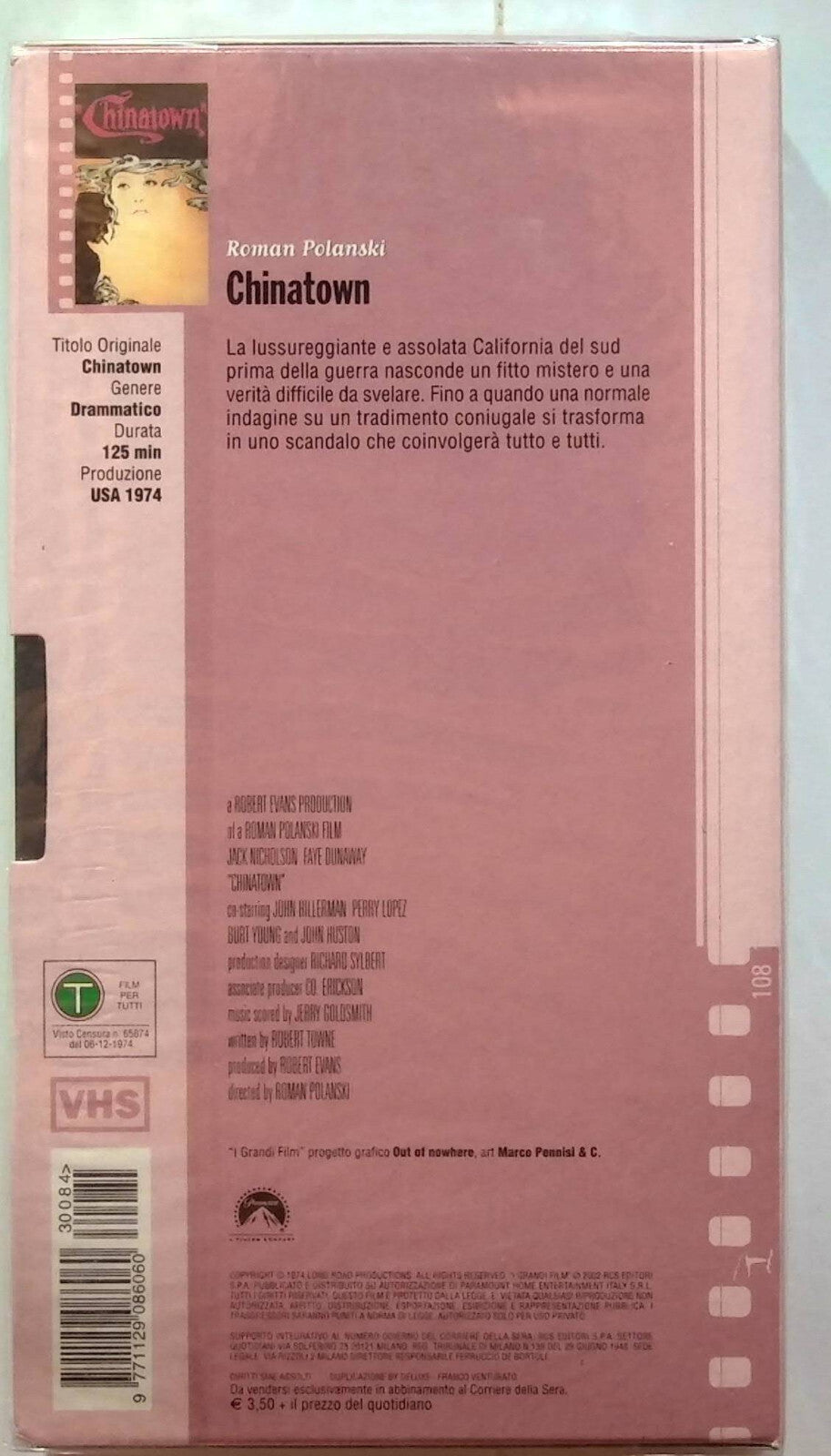 EBOND Chinatown Editoriale VHS VH000539