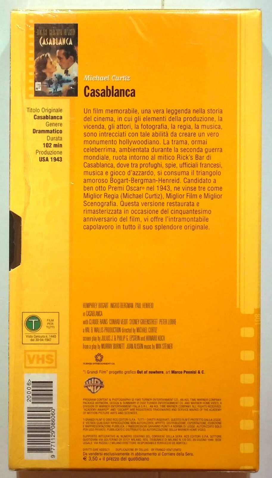 EBOND Casablanca Editoriale VHS VH000553