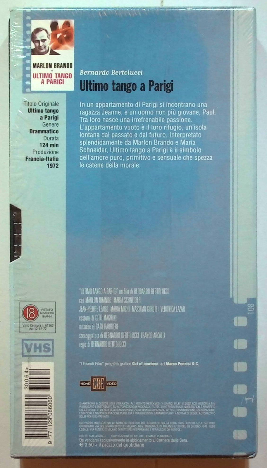 EBOND Ultimo Tango a Parigi Editoriale VHS VH000555