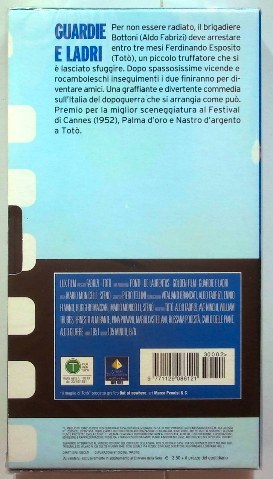 EBOND Guardie e Ladri Editoriale VHS VH000575