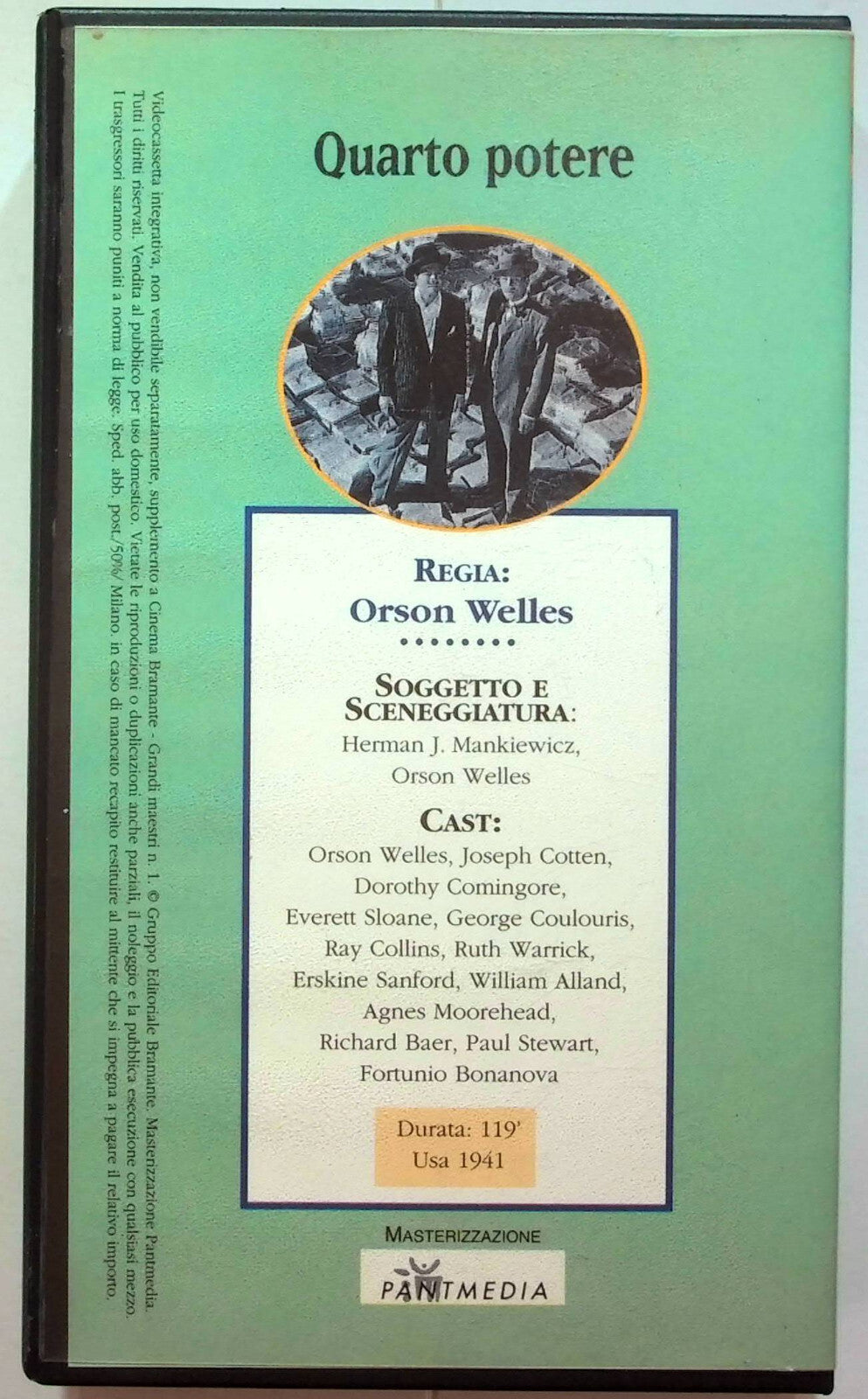 EBOND Quarto Potere Editoriale VHS VH000584