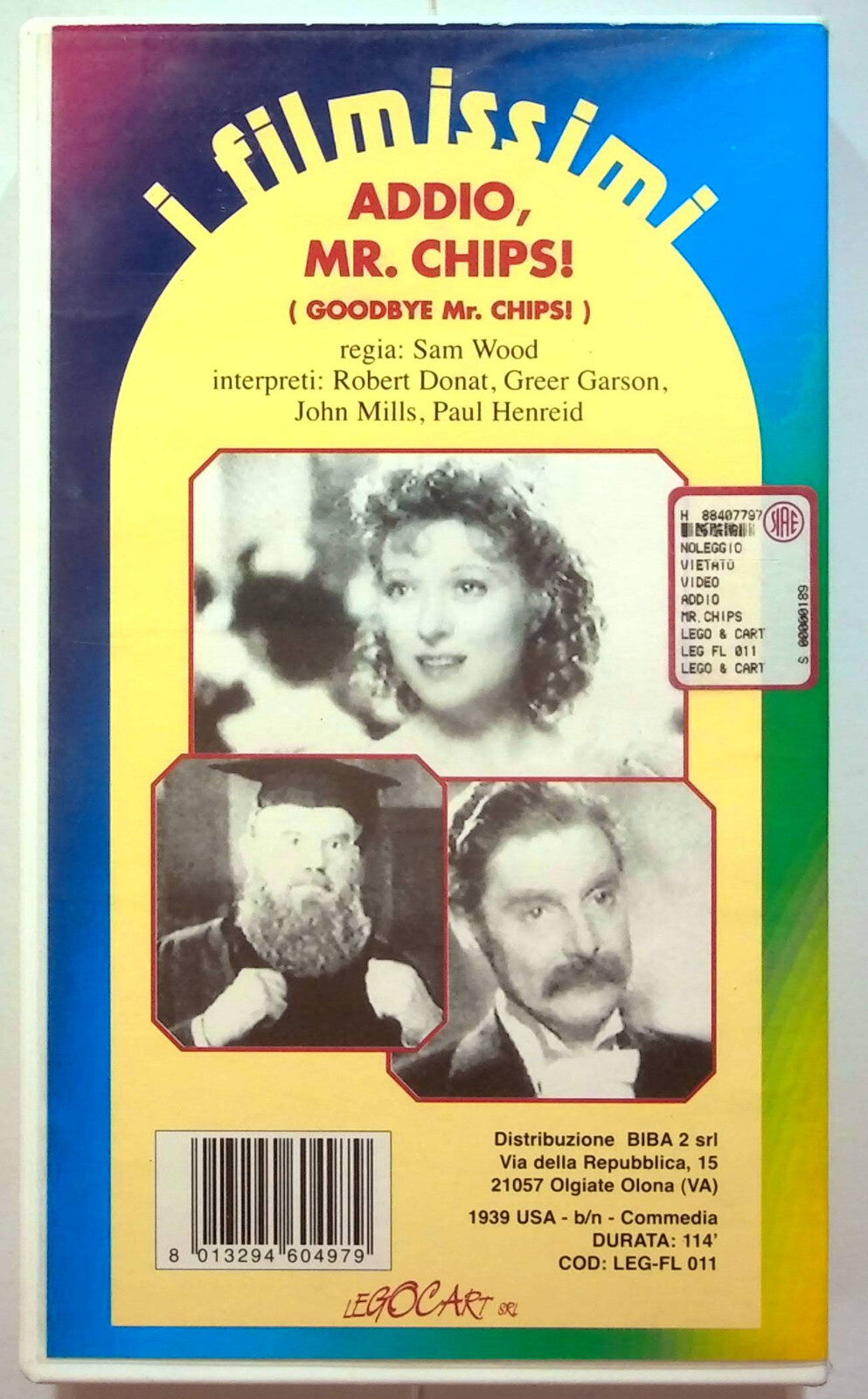 EBOND Addio Mr. Chips! VHS VH000586