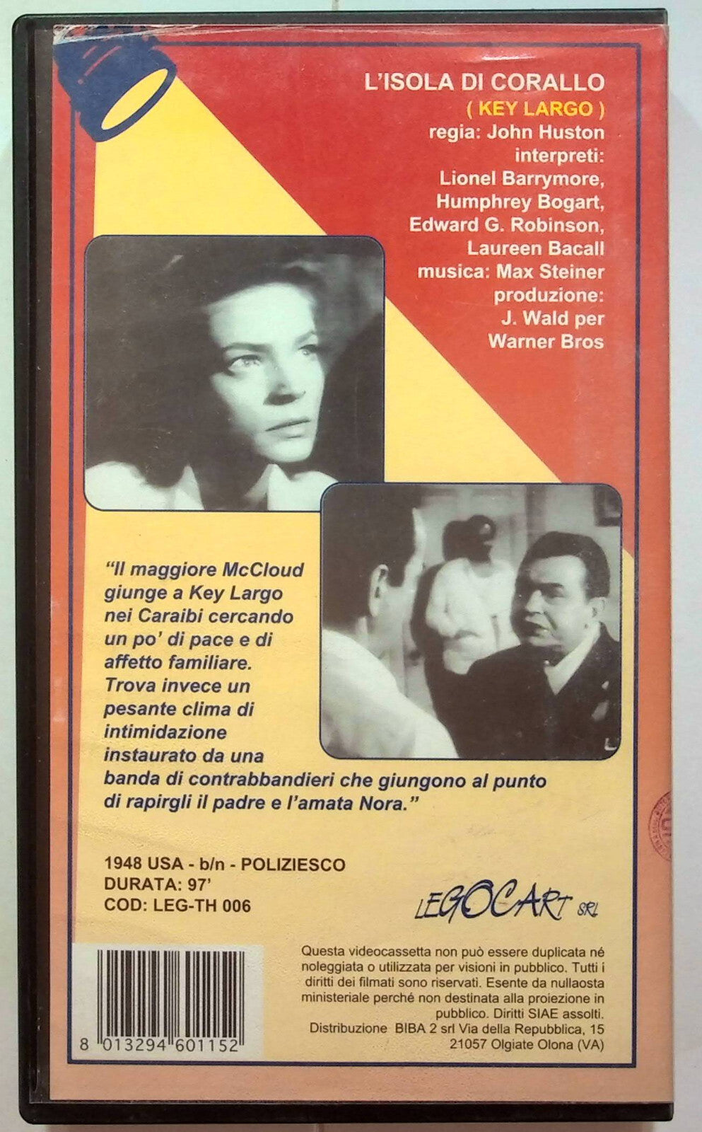 EBOND L'isola Di Corallo VHS VH000591