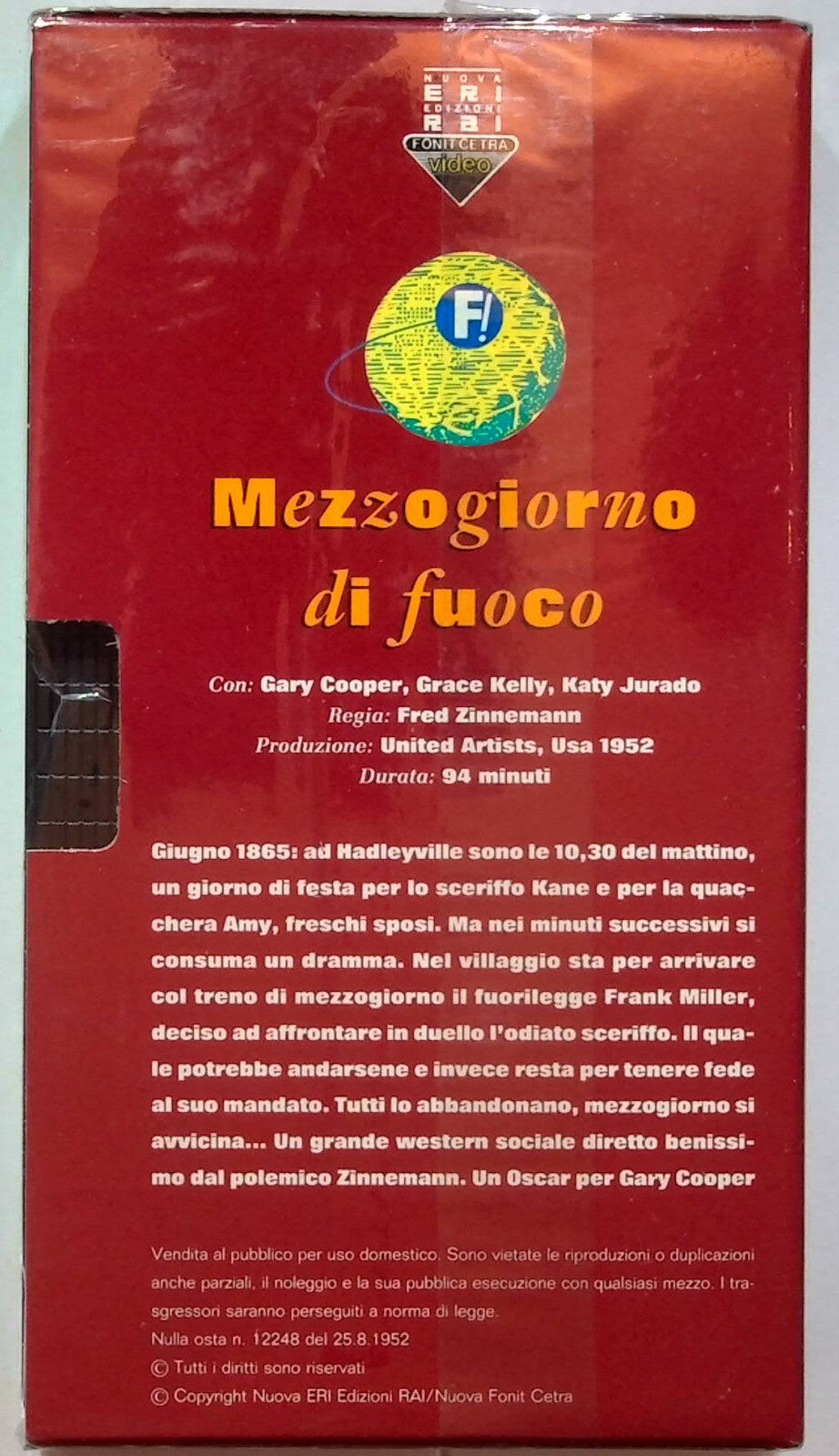 EBOND Mezzogiorno Di Fuoco VHS VH000621