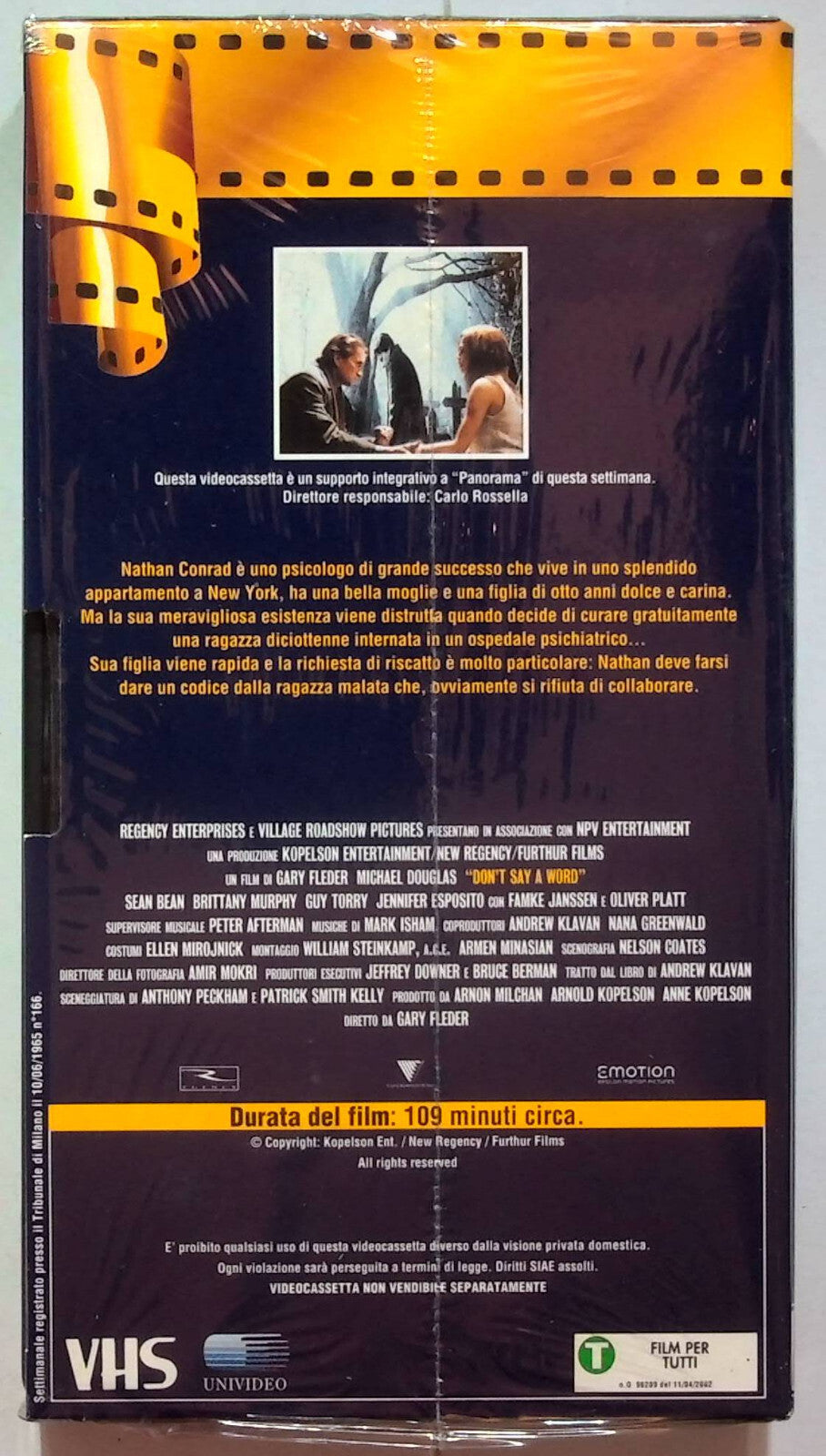 EBOND Don't Say Word Editoriale VHS VH000632