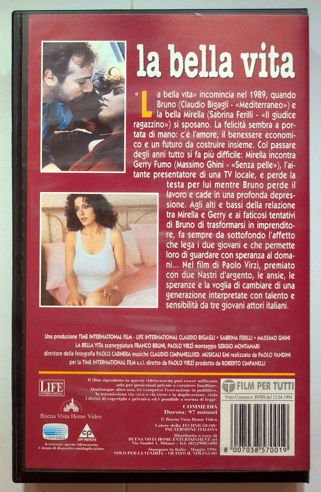 EBOND La Bella Vita VHS VH000654
