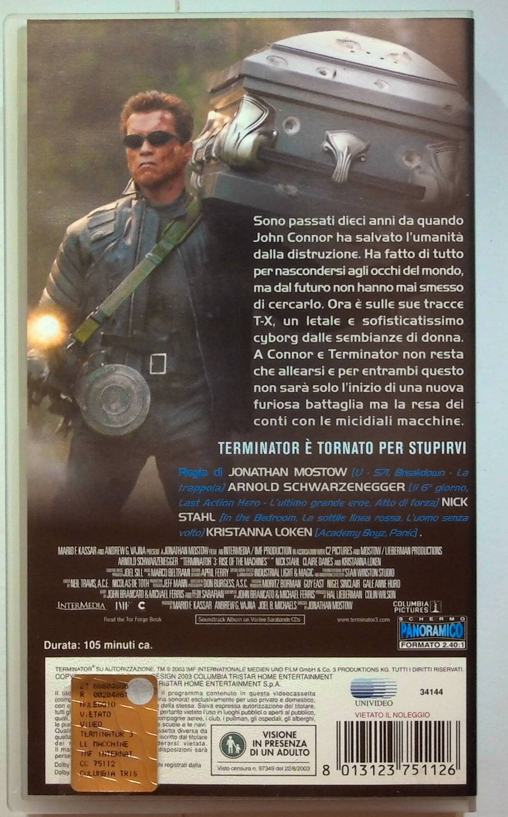 EBOND Terminator 3 - Le Macchine Ribelli VHS VH000672