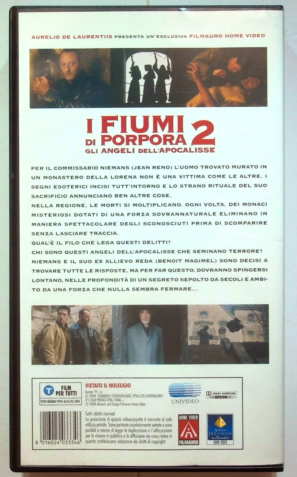 EBOND I Fiumi Di Porpora 2 Gli Angeli Dell'apocalisse VHS VH000682