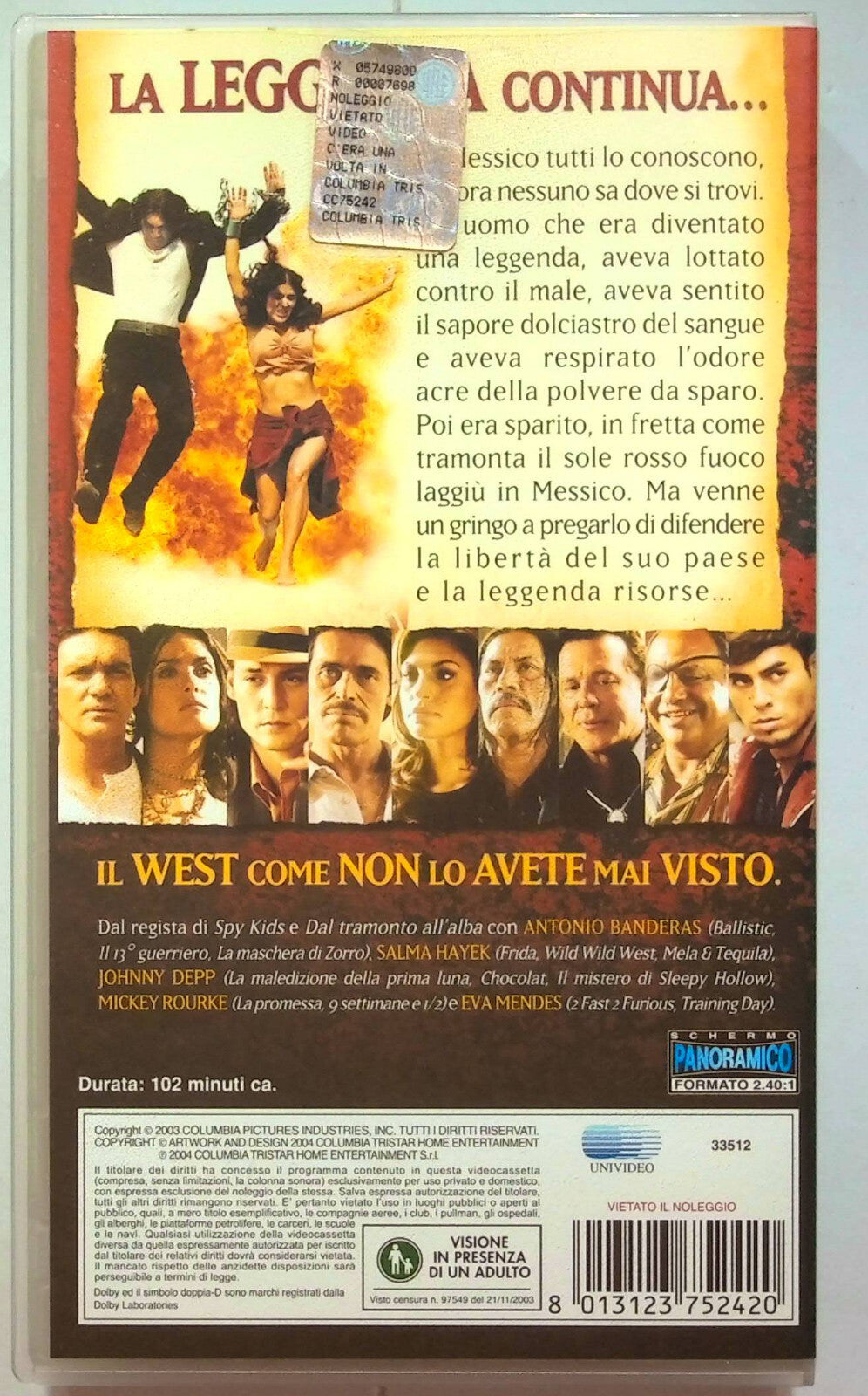 EBOND C'era Una Volta In Messico VHS VH000713