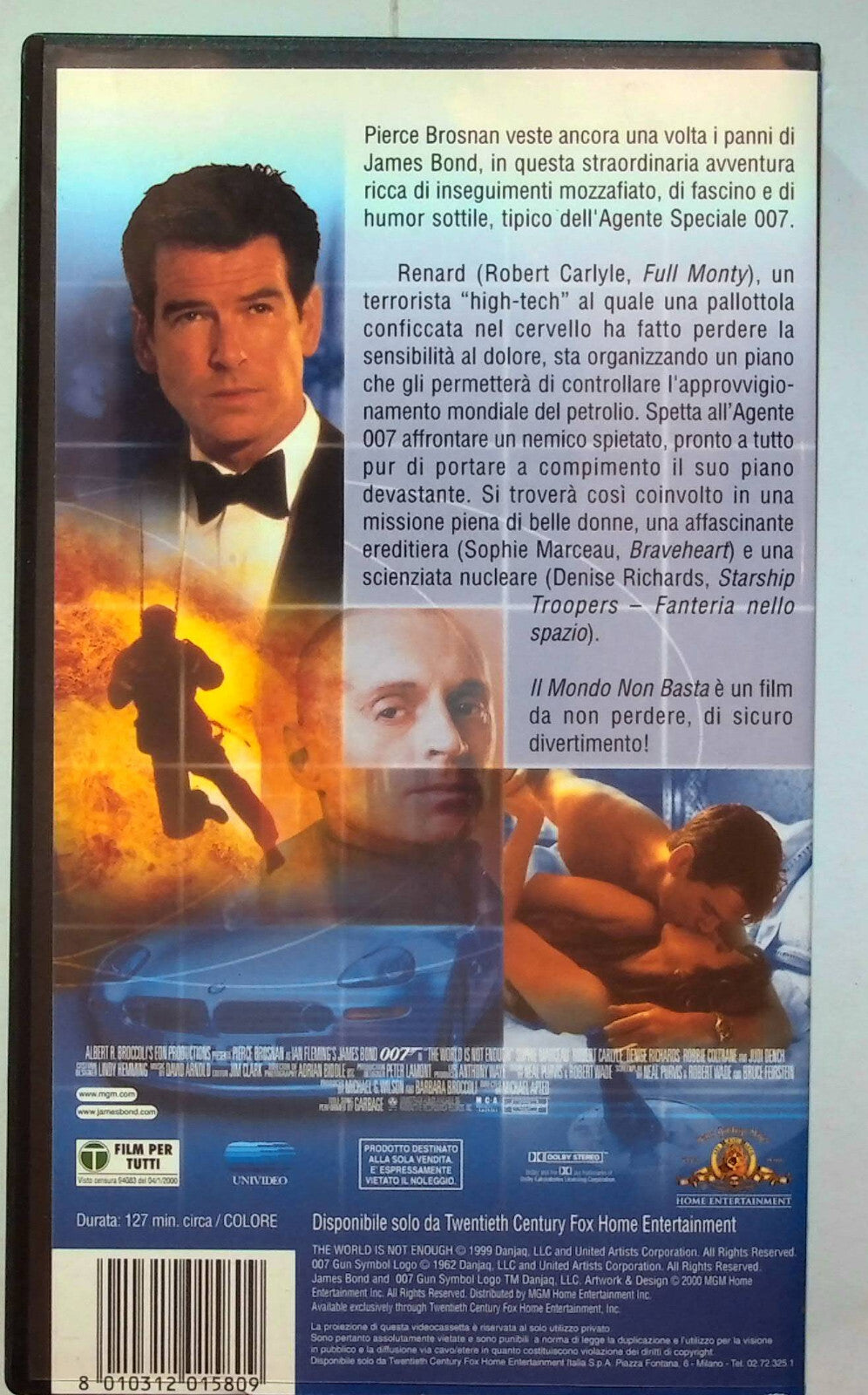 EBOND 007 Il Mondo Non Basta VHS VH000714