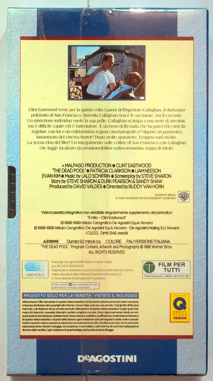 EBOND Scommessa Con La Morte Editoriale VHS VH000718