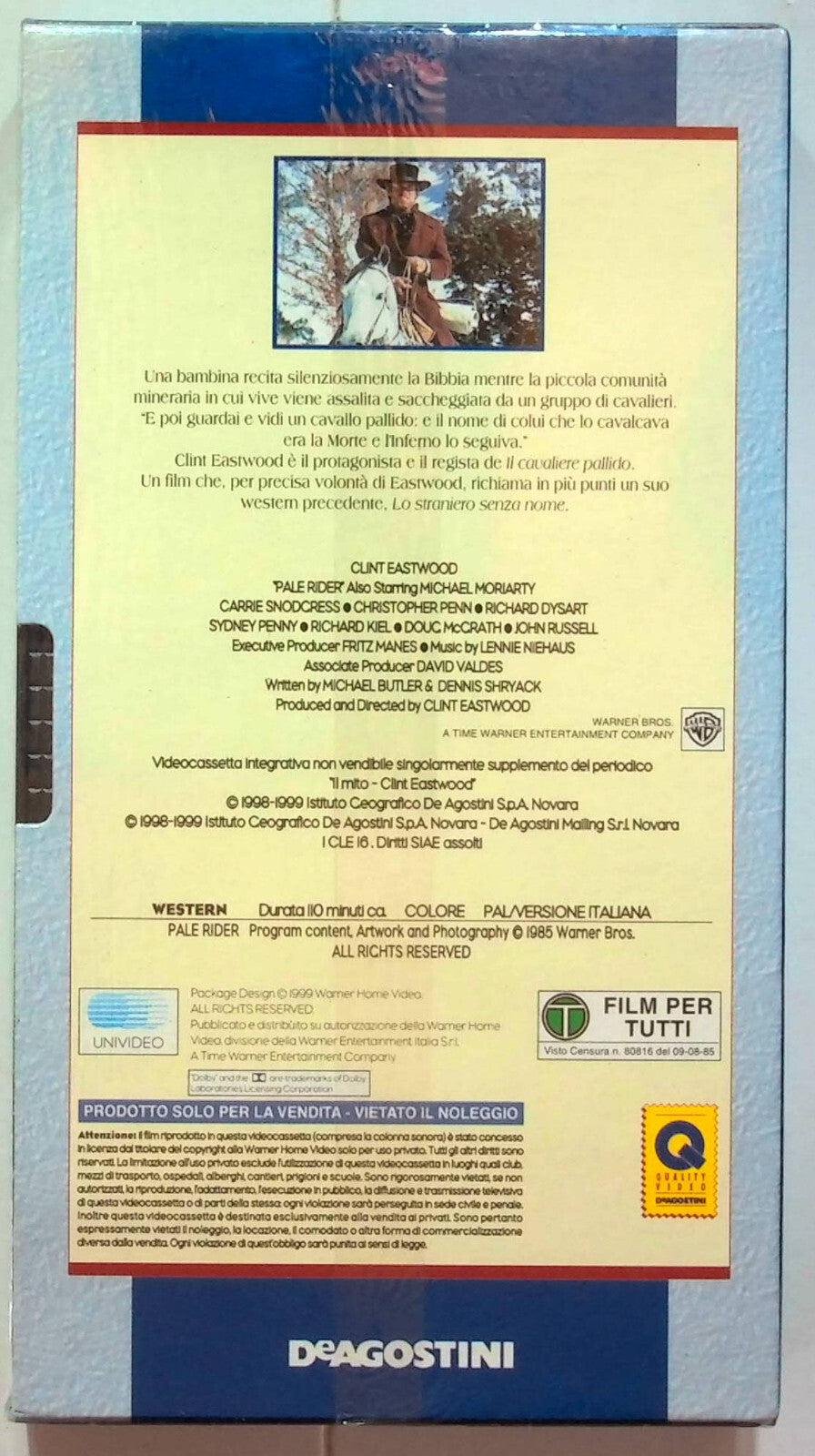 EBOND Il Cavaliere Pallido Editoriale VHS VH000720