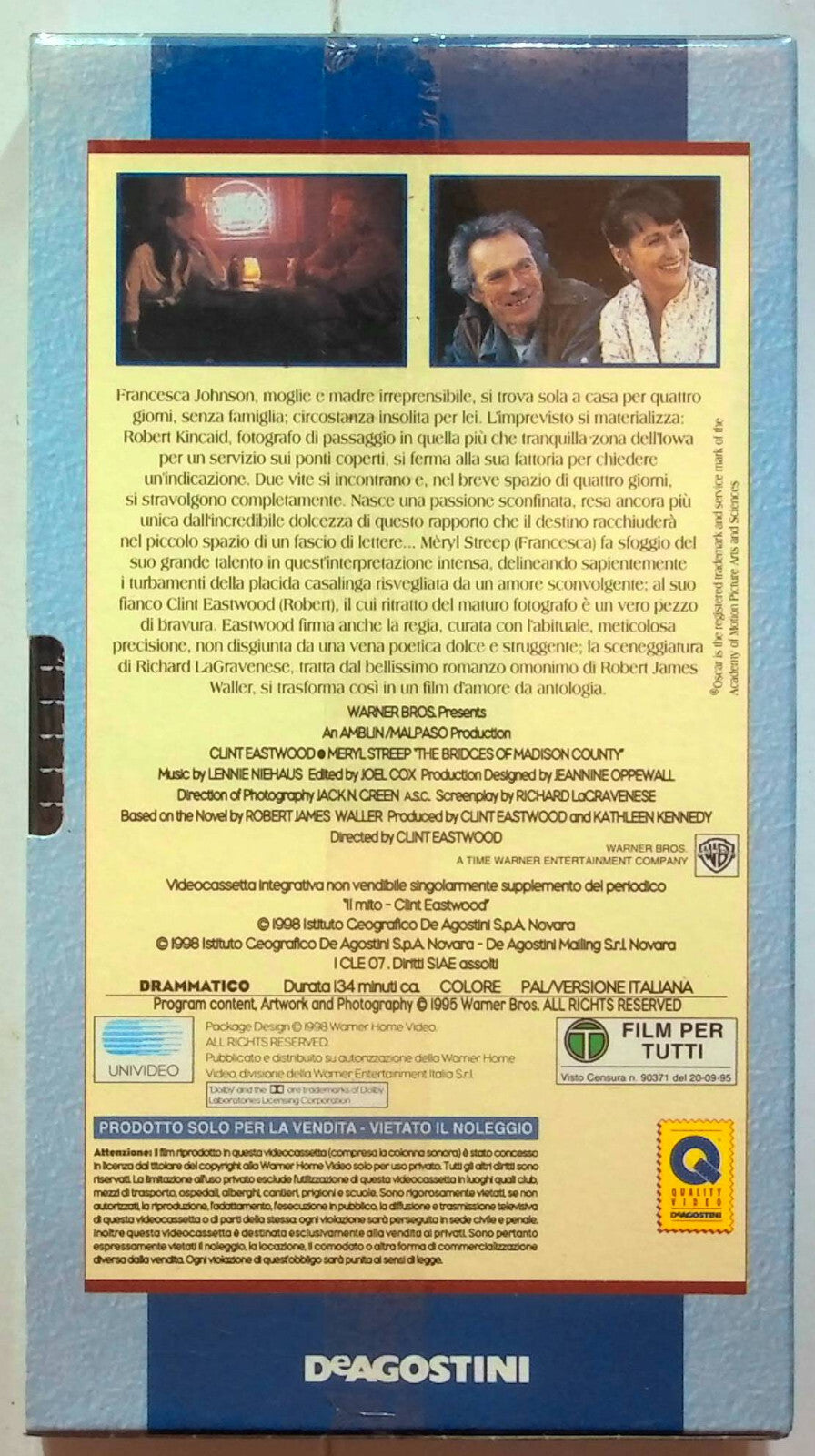 EBOND I Ponti Di Madison Country Editoriale VHS VH000723