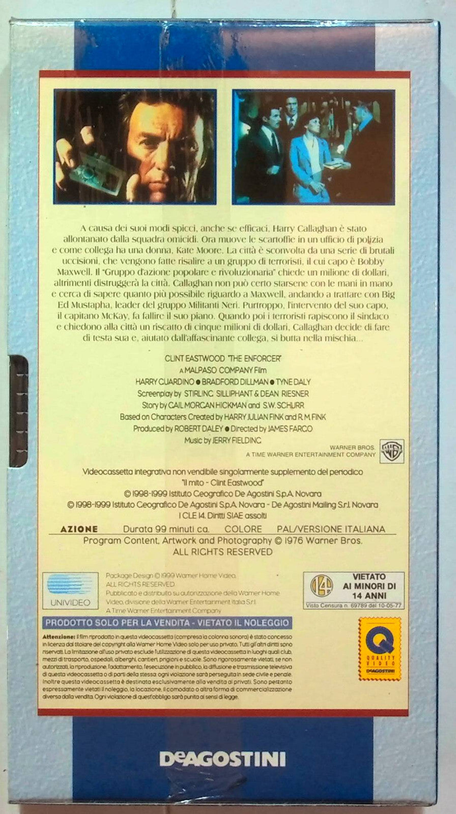 EBOND Cielo Di Piombo Ispettore Callaghan Editoriale VHS VH000725