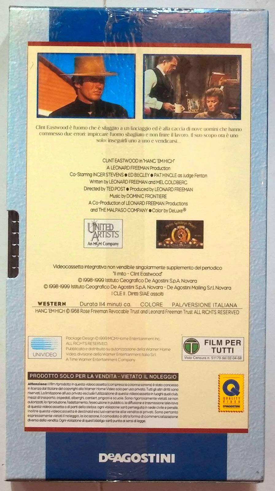 EBOND Impiccalo Piu In Alto Editoriale VHS VH000728