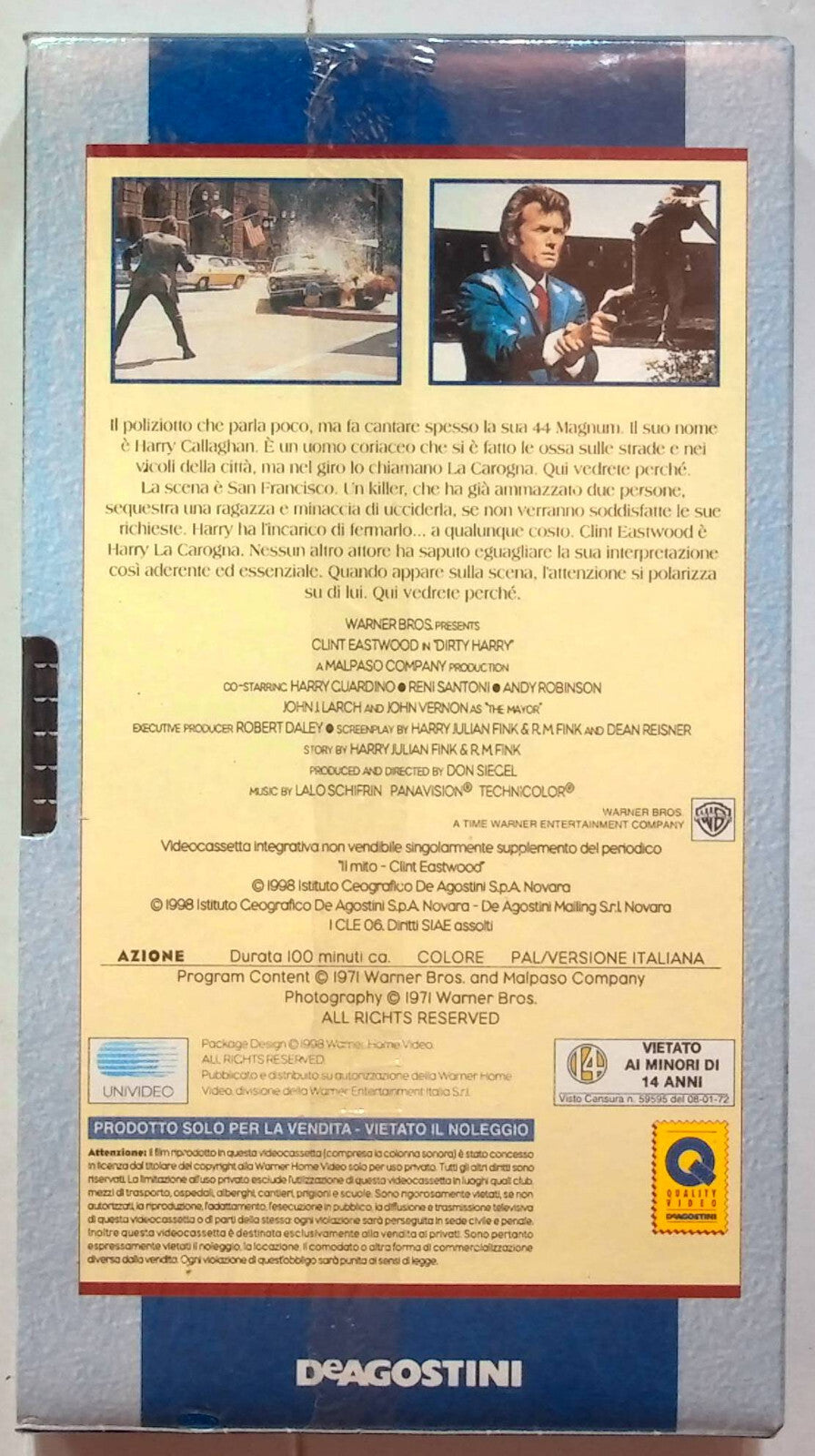 EBOND Ispettore Callaghan - Il Caso Scorpio e Tuo! Editoriale VHS VH000730