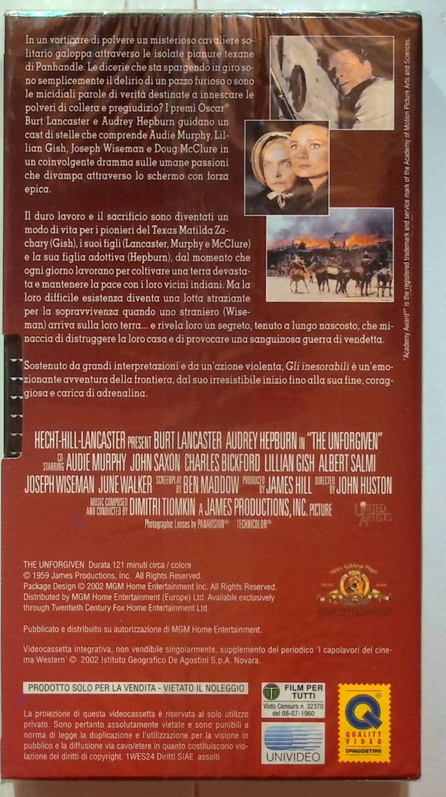 EBOND Gli Inesorabili Editoriale VHS VH000779