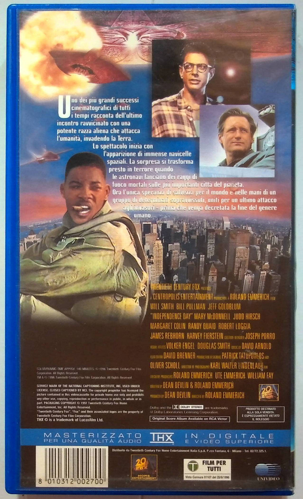 EBOND Independence Day VHS VH000820