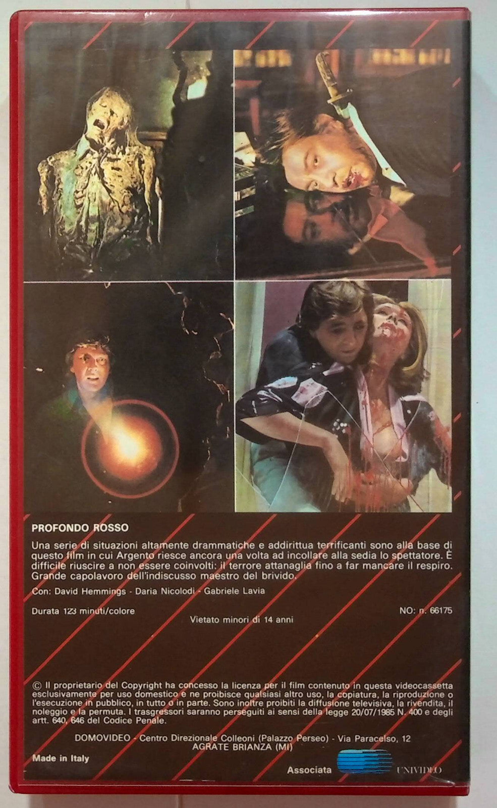 EBOND Profondo Rosso VHS VH000827
