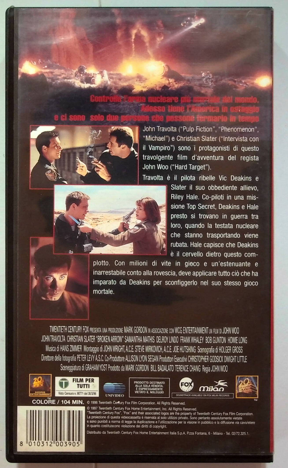 EBOND Nome In Codice Broken Arrow VHS VH000830