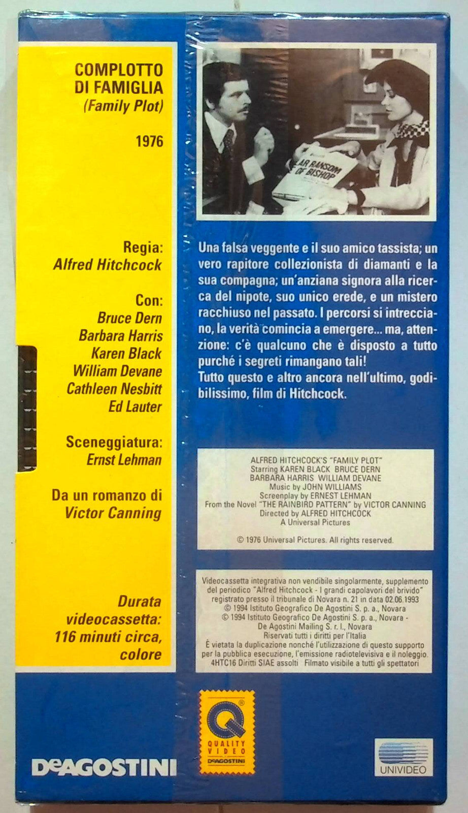 EBOND Complotto Di Famiglia - Alfred Hitchcock Editoriale VHS VH000887