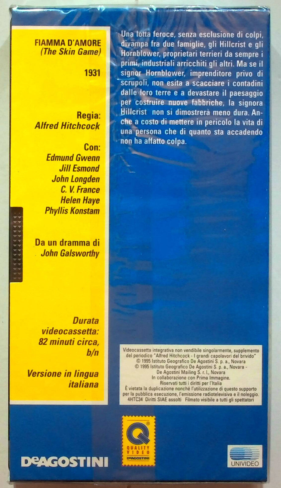 EBOND Fiamma D'amore - Alfred Hitchcock Editoriale VHS VH000907