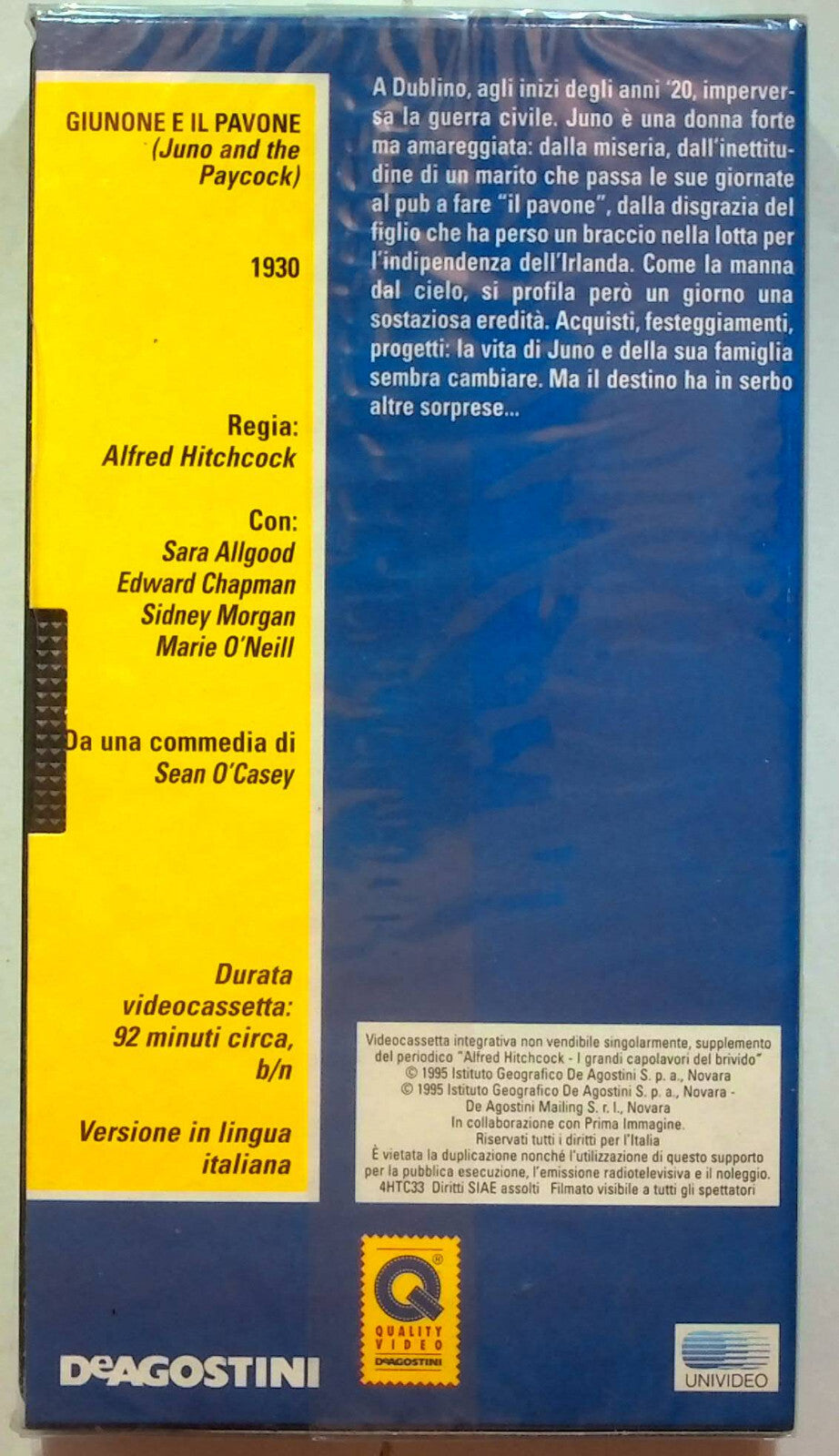 EBOND Giunone e Il Pavone - Alfred Hitchcock Editoriale VHS VH000908