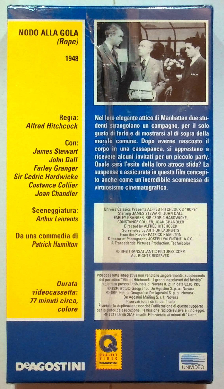 EBOND Nodo Alla Gola - Alfred Hitchcock Editoriale VHS VH000915