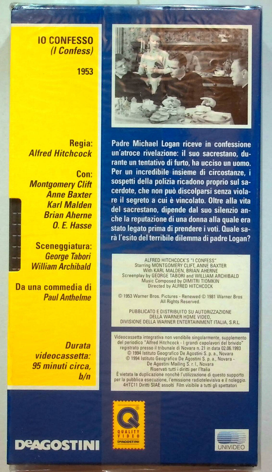 EBOND Io Confesso - Alfred Hitchcock Editoriale VHS VH000916