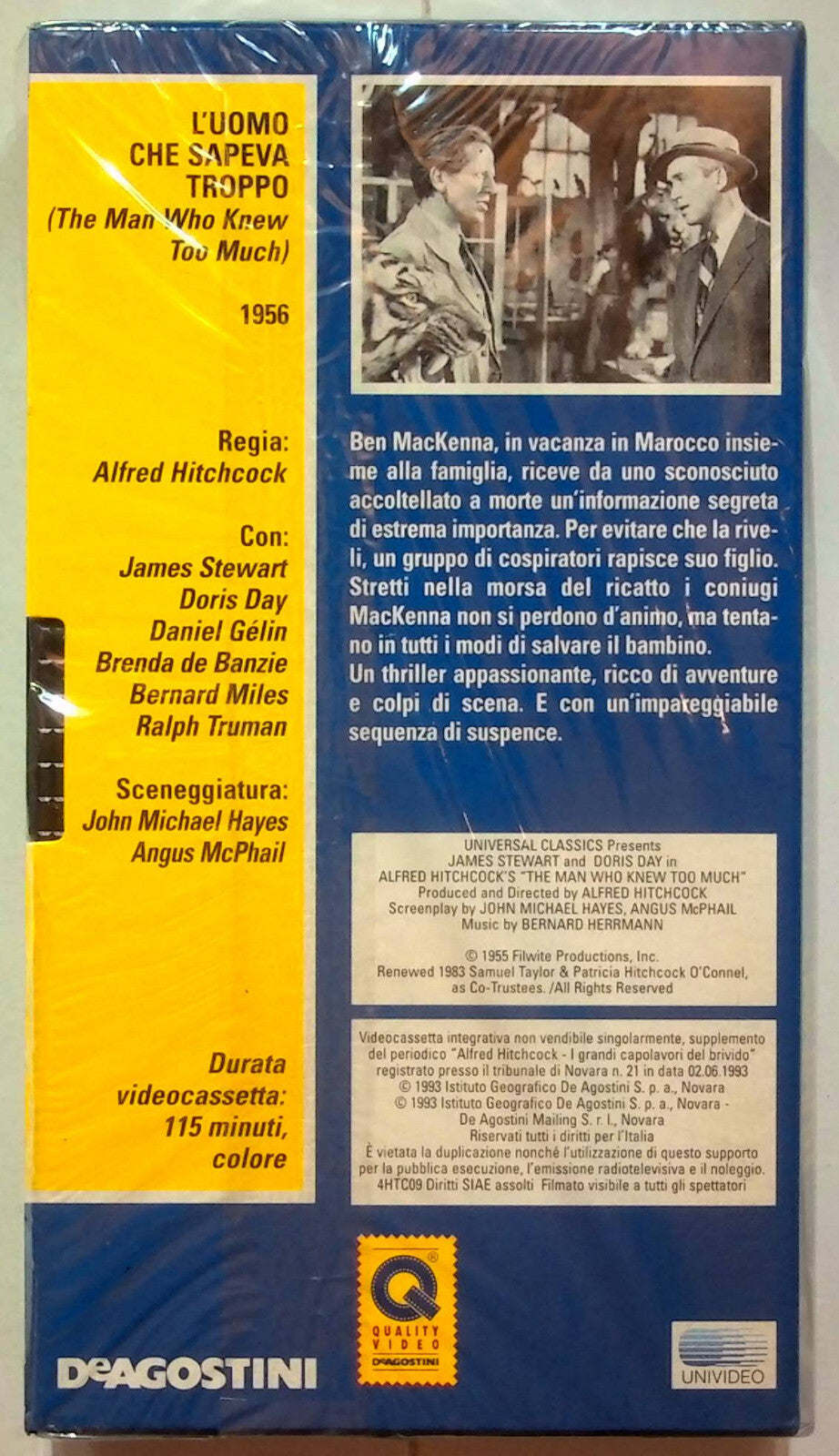 EBOND L'uomo Che Sapeva Tropp - Alfred Hitchcock Editoriale VHS VH000922